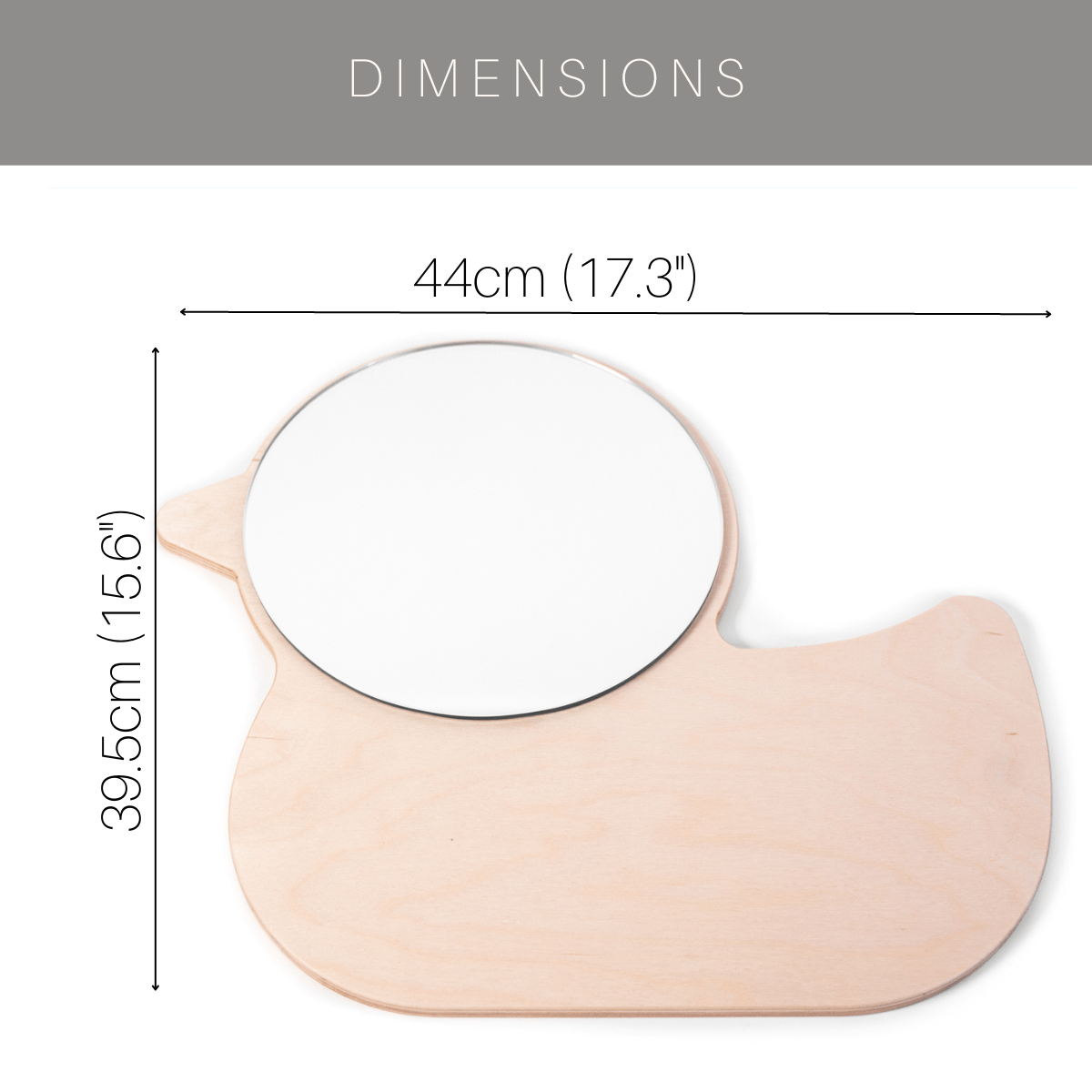 Laste seinaline peegel (4 erinevat kuju)