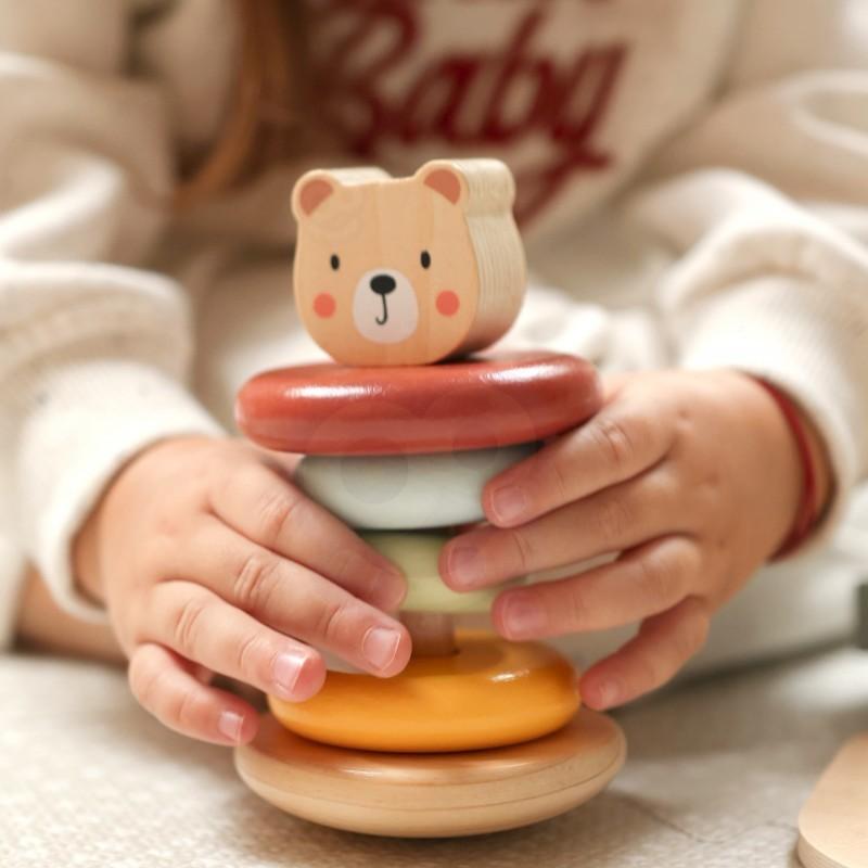 3in1 mängukarp – sorteerimisklotsid, püramiid ja elevant ratastel