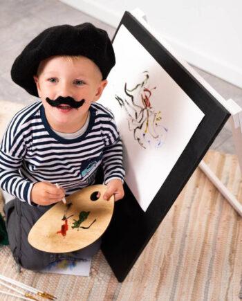 Puidust kriiditahvliga molbert lastele