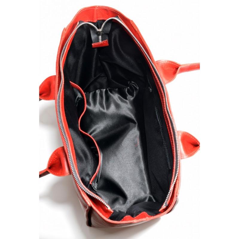 Naiste nahast käekott nr 35-29 – konjak