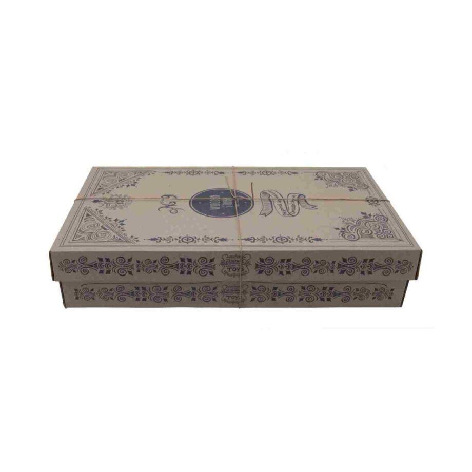 Wooden Story Puidust klotsid karbis – värvilised, 63 tk