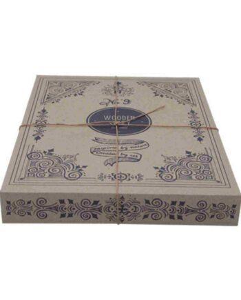 Wooden Story puidust klotsid karbis – naturaalne, 30 tk
