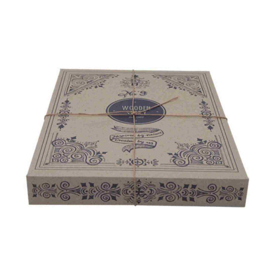 Wooden Story puidust klotsid karbis – naturaalne, 30 tk