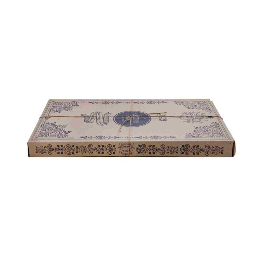 Wooden Story Puidust klotsid karbis – naturaalsed, 54 tk