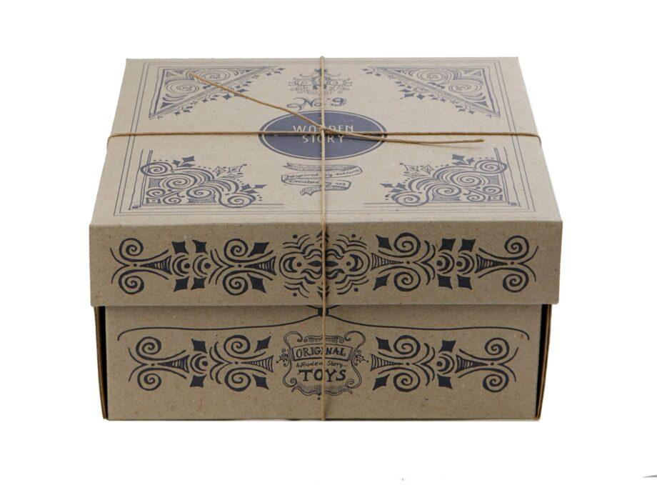 Wooden Story Puidust kujundiklotsid XL – naturaalne